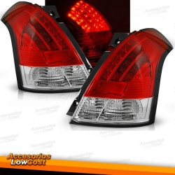 PILOTOS SUZUKI SWIFT 05-10 LED ROJO BLANCO