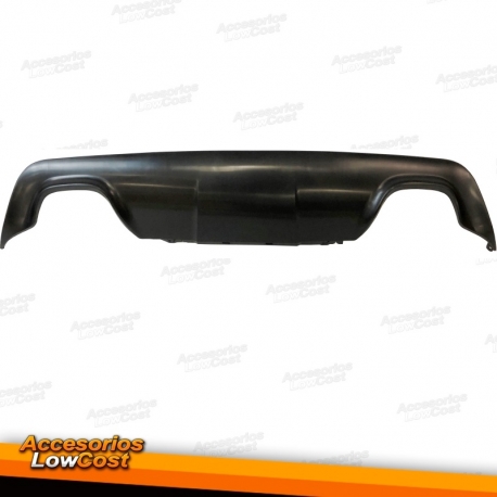 DIFUSOR PARA-CHOQUES TRASEIRO DUPLO / BMW E60 / 03-10 PRETO