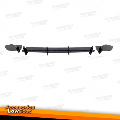 Difusor Trasero Volkswagen Golf 7 GTI Negro Brillante