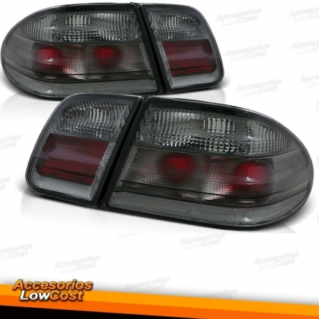 PILOTOS MERCEDES W210, 95-99- 4 PIEZAS- CRISTAL CLARO/NEGRO