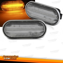 INTERMITENTES LATERALES DE LED DINAMICOS AHUMADOS PARA AUDI A3 GOLF