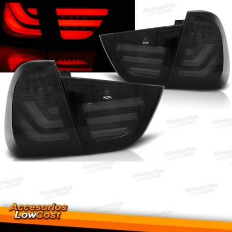 PILOTOS TRASEROS LED BAR PARA BMW E91 (08-12) TOURING , AHUMADO