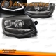 FAROS VW T6 LED DRL LUZ DIURNA CARAVELLE 15- NEGRO