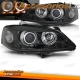FARÓIS ANGEL EYES + PROJETOR OPEL ASTRA G. PRETO