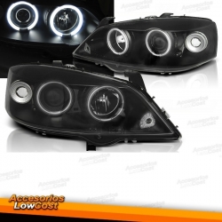 FAROS CCFL OPEL ASTRA,98-03, CRISTAL CLARO/ NEGRO.