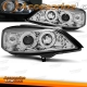 FARÓIS ANGEL EYES / OPEL ASTRA / 97-04 FUNDO CROMADO