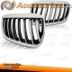 GRELHAS FRONTAIS / BMW X5 E53 / 03-07 CROMADAS