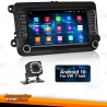 AUTO RADIO ANDROID 2DIN 8" DVD GPS TIPO OEM / VOLKSWAGEN / SEAT / SKODA