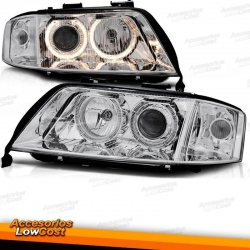 FAROS XENON A6, 01-04- D2S+H7- CRISTAL CLARO/ CROMADO