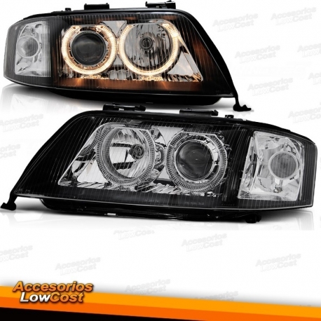 FAROS XENON A6 01-04 D2S+H7 CRISTAL CLARO/NEGRO