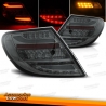 FAROLINS TRASEIROS LED / MERCEDES C W204 / 07-11  CROMADO ESCURECIDO