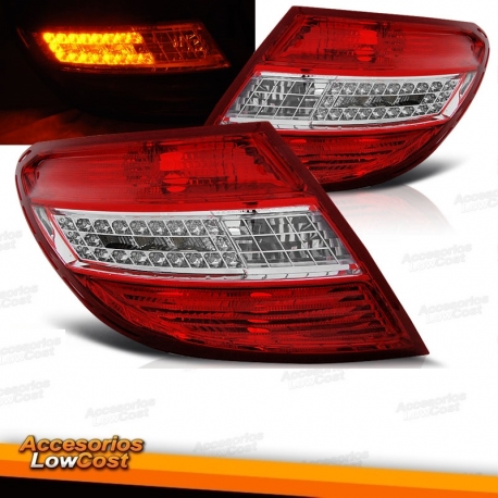 Farolins traseiros para MERCEDES W204 C Classe (07-10)
