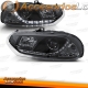 FAROLINS TRASEIROS LED / BMW E46 SEDAN / 01-05 VERMELHO TRANSPARENTE