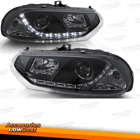 FAROLINS TRASEIROS LED / BMW E46 SEDAN / 01-05 VERMELHO TRANSPARENTE