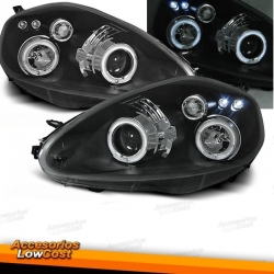 FAROS LUZ DIURNA LED GRANDE PUNTO 2005-10/2008 CRISTAL CLARO/CROMADO