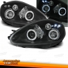 FARÓIS COM LUZ DIURNA LED / FIAT GRANDE PUNTO 10-08  FUNDO CROMADO