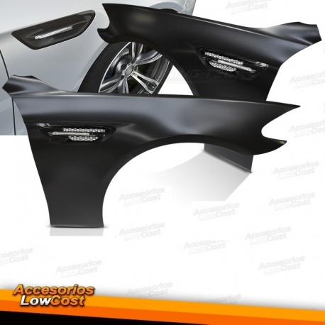 KIT 2 ALETAS PARA BMW F10 LOOK M5 BLACK DERECHA - IZQUIERDA