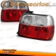 FAROLINS TRASEIROS / BMW E36 COMPACT / 90-97 VERMELHO BRANCO