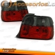 FAROLINS TRASEIROS / BMW E36 COMPACT / 90-97 VERMELHO PRETO