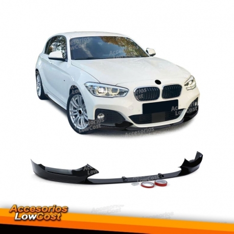 Spoiler delantero apto para BMW F20 F21 LCI 15-19 performance negro brillo 