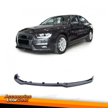 Spoiler delantero para Audi A4 B8 8K 11-15 negro brillante