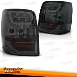 FAROLINS TRASEIROS LED / VW PASSAT 3GB B5 VARIANT / 00-05 CROMADO ESCURECIDO