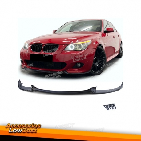 Spoiler delantero negro mate adecuado para BMW serie 5 E60 E61 07-09