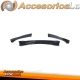 Spoiler delantero negro mate adecuado para BMW serie 5 E60 E61 07-09