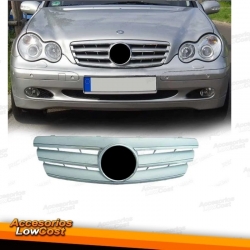 GRELHA FRONTAL CROMADA PARA MERCEDES C W203 / 00-07