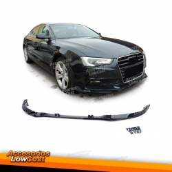 Spoiler delantero estilo negro brillo para Audi A5 8T 8F 11-17