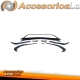 Spoiler delantero con aspecto negro brillante para Mercedes Clase A W176