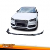 Spoiler dianteiro preto brilhante para Audi A3 8V pré-facelift 12-16