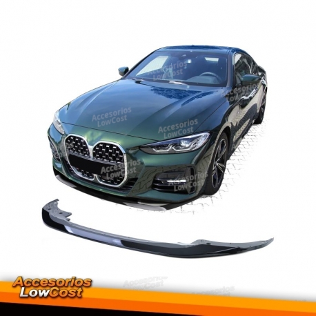 Spoiler dianteiro preto brilhante adequado para BMW Série 4 G22 G23 G26 a partir de 20