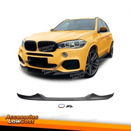 Spoiler delantero negro mate apto para BMW X5 F15 13-18