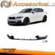 Spoiler dianteiro brilhante para BMW Série 1 F20 F21 Facelift 15-19