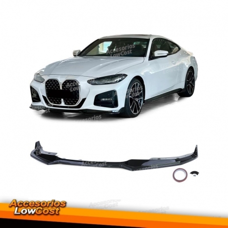 Spoiler delantero negro brillante apto para BMW serie 4 G22 G23 G26 de 20