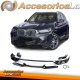 Spoiler dianteiro preto brilhante adequado para BMW X3 G01 a partir de 21