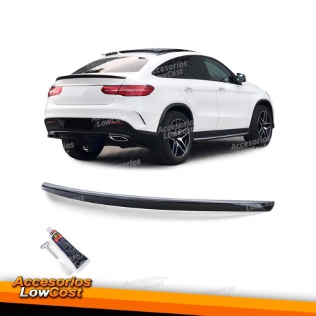 Spoiler traseiro esportivo preto brilhante para Mercedes GLE Coupé C292 de 15