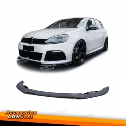 Spoiler dianteiro preto brilhante para Golf Mk6 09-12 com pára-choque R20