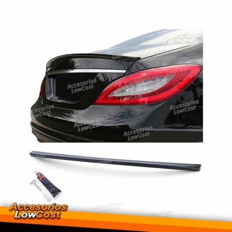 Spoiler trasero deportivo negro brillante para Mercedes CLS C218 11-18