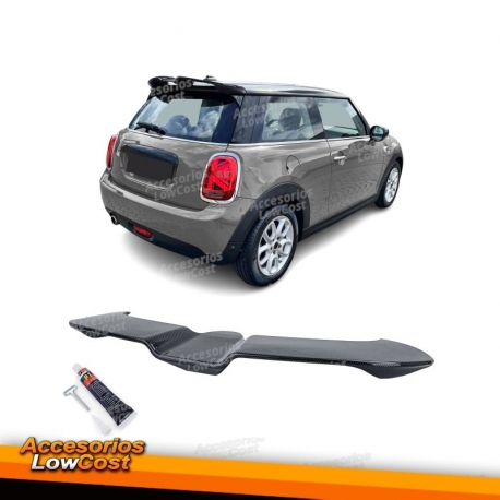 Spoiler trasero con apariencia de carbono para Mini One Cooper F55 F56 a partir del año 13