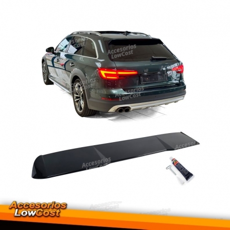 Spoiler trasero negro brillante para Audi A4 B8 allroad 09-16