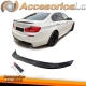 Spoiler trasero cola de pato negro brillante apto para serie 5 BMW F10 sedán 09-17