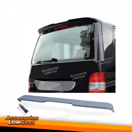 Spoiler esportivo traseiro para VW Bus T5 T5.1 com porta traseira 03-15