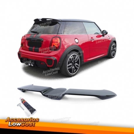 Spoiler traseiro preto brilhante para Mini One Cooper F55 F56 do ano 13