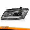  Farol xénon para AUDI Q5 12-16 esquerdo preto
