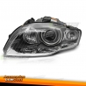 Farol de xenônio cromado lado esquerdo para AUDI A4 B7 04-08