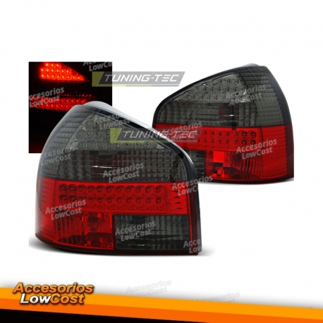 Faros traseros LED rojo ahumado AUDI A3 08.96-08.00