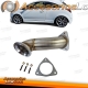 Downpipe acero inoxidable para Opel Corsa D 1.6 Turbo 07-14 Astra H 1.6 Turbo