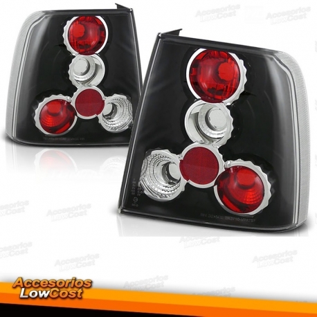 FAROLINS TRASEIROS TIPO LEXUS / VW PASSAT / 96-00 PRETO